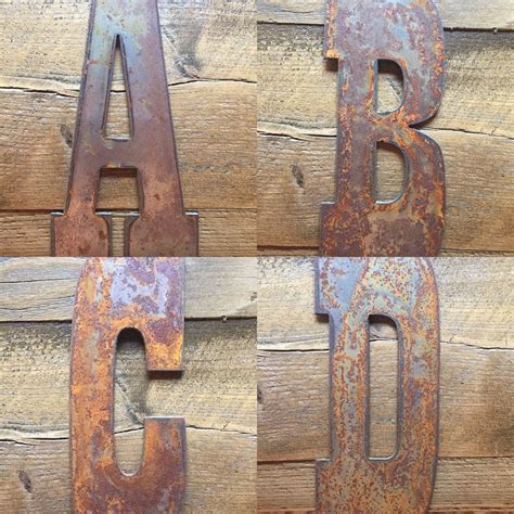 cut out metal house signs|12 metal lettering for signs.